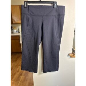Lululemon Cropped Leggings Yoga Pants Athletic Activewear Black Size‎ Unknown